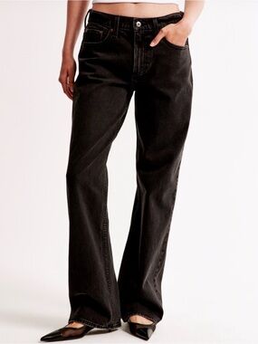 Abercrombie & Fitch Curve Love Low Rise Baggy Jean